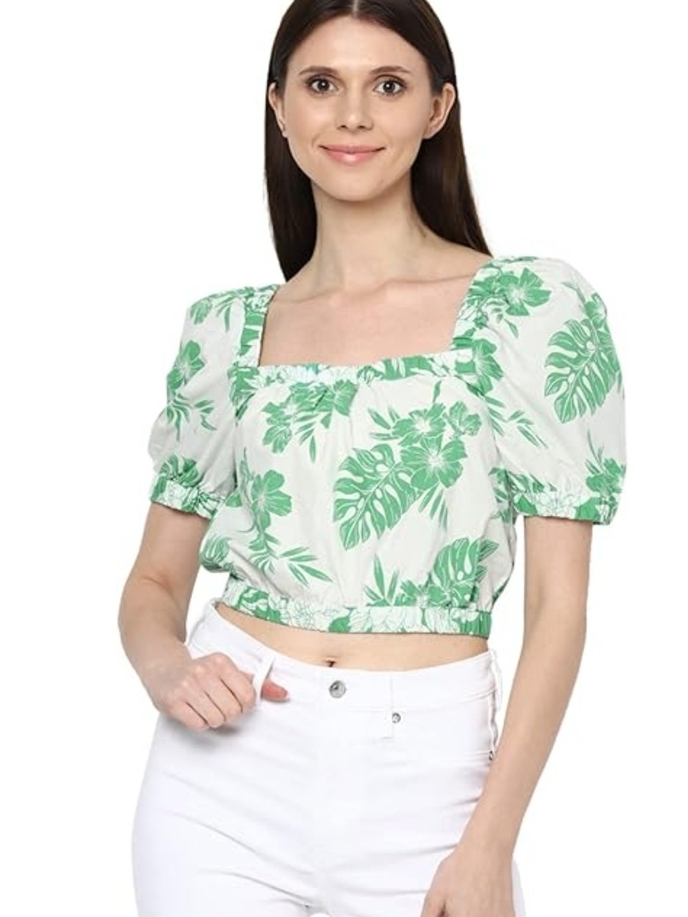 American Eagle Outfitters White Crop Top Size XL - Picture 7 of 7